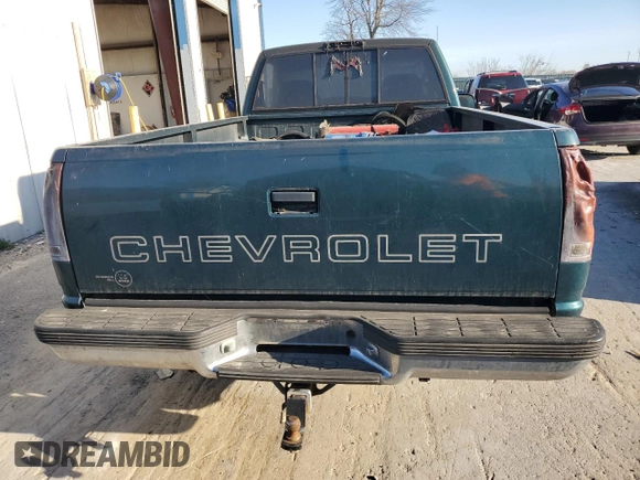 1995 Chevrolet Silverado 1500 with VIN 1GCEK14KXSZ256694, listed as a Copart auction lot 50697995 with Not Provided miles and Salvage Title. Bid and sale history available at DreamBid. Image 6.