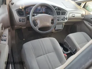 2002 Toyota Sienna LE with VIN 4T3ZF13C12U486009, listed as a Copart auction lot 87877695 with 250,778 mi miles and Salvage Title. Bid and sale history available at carsss.com. Image 8.