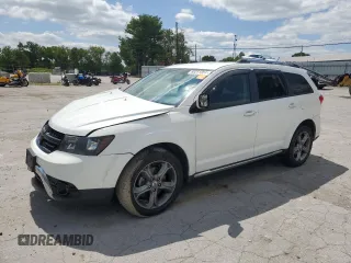 2017 Dodge Journey Crossroad Plus z VIN 3C4PDCGG7HT556523, wystawiony jako Copart lot #68251064 z przebiegiem Nie podano mil oraz Szkoda całkowita • Salvage title. Historia ofert i sprzedaży dostępna na DreamBid. Obrazek 1.