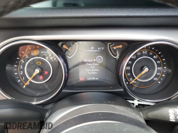 2020 Jeep Wrangler Unlimited Sport S z VIN 1C4HJXDN7LW129496, wystawiony jako Copart lot #51569875 z przebiegiem 124 159 mil mil oraz Szkoda całkowita • Salvage title. Historia ofert i sprzedaży dostępna na DreamBid. Obrazek 9.