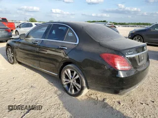 2017 Mercedes-Benz C 300 with VIN WDDWF4KB5HR232055, listed as a Copart auction lot 52674055 with 124,598 mi miles and Salvage Title. Bid and sale history available at DreamBid. Image 2.