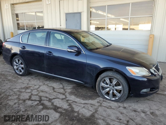 2008 Lexus GS 350 with VIN JTHCE96S080018200, listed as a Copart auction lot 44603035 with 186,926 mi miles and Salvage Title. Bid and sale history available at DreamBid. Image 4.