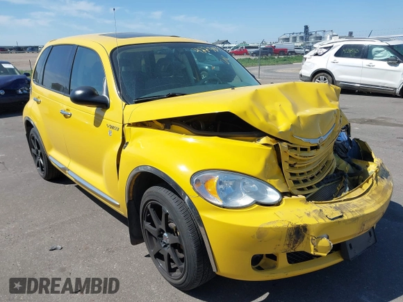 2006 Chrysler PT Cruiser Touring with VIN 3A8FY58B56T222351, listed as a IAAI auction lot 42238055 with 67,961 mi miles and . Bid and sale history available at DreamBid. Image 1.