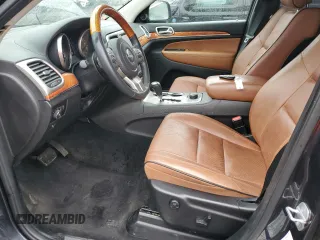 2013 Jeep Grand Cherokee Overland with VIN 1C4RJFCT6DC586933, listed as a Copart auction lot 45499294 with 80,249 mi miles and Salvage Title. Bid and sale history available at carsss.com. Image 7.