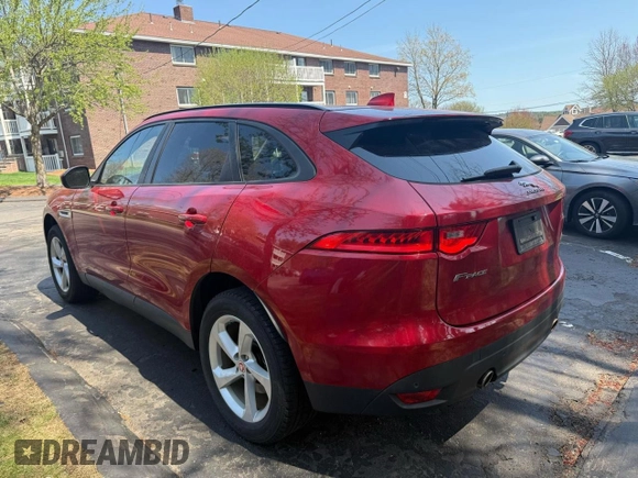2017 Jaguar F-Pace 35t Premium with VIN SADCJ2BV6HA072359, listed as a Copart auction lot 54333995 with 93,910 mi miles and Clean Title. Bid and sale history available at DreamBid. Image 3.