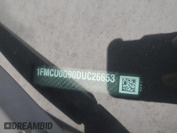 2013 Ford Escape SE с VIN 1FMCU0G90DUC26653, выставлен на аукционе Copart как лот 55777385 с пробегом 135 086 миль миль и Списание • Salvage title. История ставок и продаж доступна на DreamBid. Изображение 13.