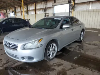 2014 Nissan Maxima SV with VIN 1N4AA5AP8EC910467, listed as a Copart auction lot 53306175 with Not Provided miles and Salvage Title. Bid and sale history available at DreamBid. Image 1.
