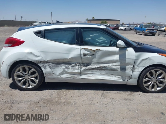 2014 Hyundai Veloster RE:FLEX with VIN KMHTC6AD7EU214911, listed as a IAAI auction lot 42617066 with 115,521 mi miles and . Bid and sale history available at DreamBid. Image 6.
