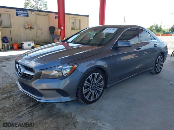2019 Mercedes-Benz CLA with VIN WDDSJ4EB6KN698830, listed as a IAAI auction lot 40446857 with 173,189 mi miles. Bid and sale history available at carsss.com. Image 2.