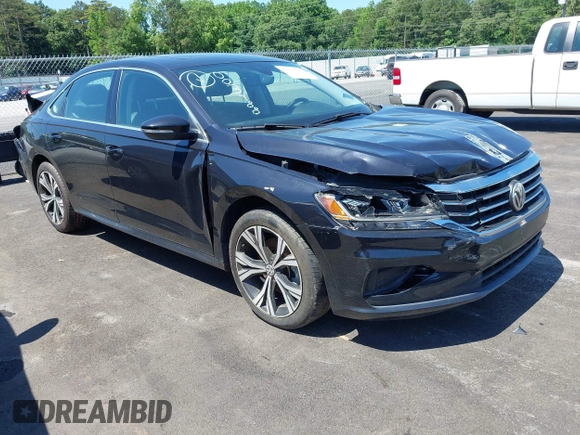 2021 Volkswagen Passat SE z VIN 1VWSA7A30MC003988, wystawiony jako IAAI lot #42238431 z przebiegiem 43 208 mil mil oraz . Historia ofert i sprzedaży dostępna na DreamBid. Obrazek 1.