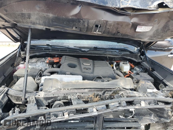 2024 Toyota Tundra Limited Hybrid with VIN 5TFJC5DBXRX057850, listed as a Copart auction lot 55224795 with 6,401 mi miles and Salvage title. Bid and sale history available at DreamBid. Image 11.