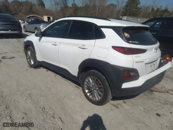 2021 Hyundai Kona SEL with VIN KM8K2CAA5MU724773, listed as a IAAI auction lot 41647534 with 83,667 mi miles. Bid and sale history available at carsss.com. Image 3.