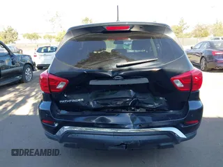 2018 Nissan Pathfinder S with VIN 5N1DR2MN6JC633381, listed as a IAAI auction lot 41999410 with 106,561 mi miles and . Bid and sale history available at DreamBid. Image 16.