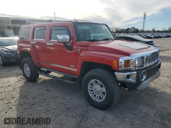 2008 Hummer H3 SUV Luxury with VIN 5GTEN13E588121861, listed as a Copart auction lot 83761754 with 182,940 mi miles and Salvage Title. Bid and sale history available at carsss.com. Image 4.