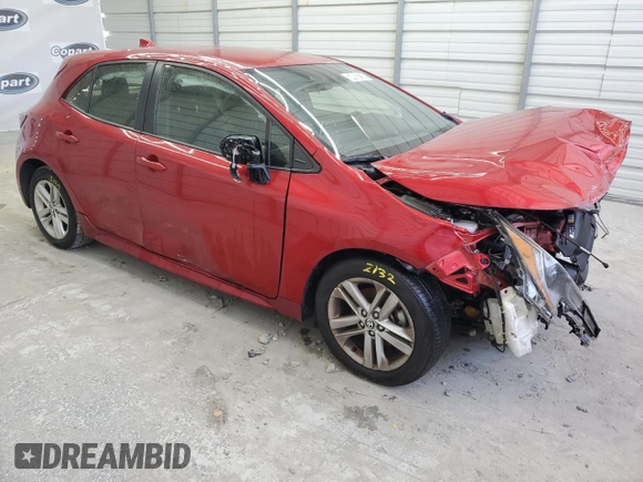 2022 Toyota Corolla Hatchback SE with VIN JTND4MBE3N3165919, listed as a Copart auction lot 74857234 with 72,048 mi miles and Clean Title. Bid and sale history available at carsss.com. Image 4.