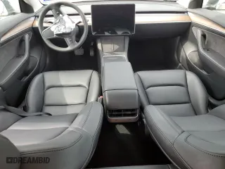2023 Tesla Model 3 with VIN 5YJ3E1EA5PF421598, listed as a Copart auction lot 47036995 with 6,511 mi miles and Salvage Title. Bid and sale history available at carsss.com. Image 8.