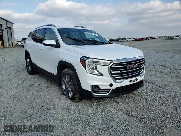 2023 GMC Terrain SLT with VIN 3GKALVEG0PL138041, listed as a Copart auction lot 52721145 with 33,451 mi miles and Salvage title. Bid and sale history available at DreamBid. Image 12.