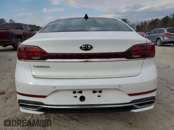 2020 Kia Cadenza Technology with VIN KNALC4J1XL5232922, listed as a Copart auction lot 83203434 with 57,957 mi miles and Salvage Title. Bid and sale history available at carsss.com. Image 6.