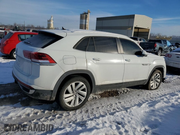 2023 Volkswagen Atlas SE z VIN 1V2WE2CA0PC222556, wystawiony jako Copart lot #88345095 z przebiegiem 22 975 mil mil oraz Szkoda całkowita • Salvage title. Historia ofert i sprzedaży dostępna na DreamBid. Obrazek 3.