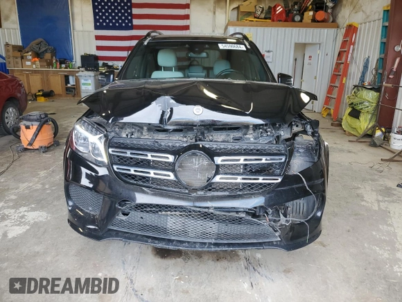 2019 Mercedes-Benz GLS 550 with VIN 4JGDF7DEXKB201499, listed as a Copart auction lot 54590684 with 45,890 mi miles and Salvage title. Bid and sale history available at DreamBid. Image 5.