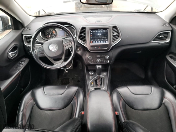 2019 Jeep Cherokee Trailhawk with VIN 1C4PJMBX7KD471426, listed as a Copart auction lot 45417815 with 81,759 mi miles and Salvage Title. Bid and sale history available at carsss.com. Image 8.