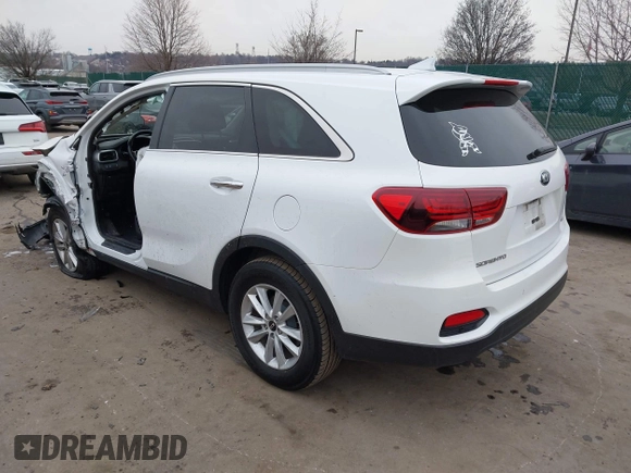 2019 Kia Sorento LX with VIN 5XYPGDA30KG548829, listed as a IAAI auction lot 41560273 with 72,923 mi miles. Bid and sale history available at carsss.com. Image 3.