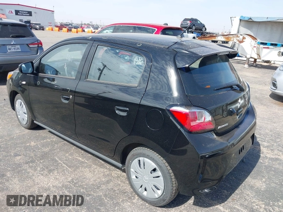 2024 Mitsubishi Mirage ES z VIN ML32AUHJ7RH035310, wystawiony jako IAAI lot #42521891 z przebiegiem 5 393 mil mil oraz . Historia ofert i sprzedaży dostępna na DreamBid. Obrazek 3.