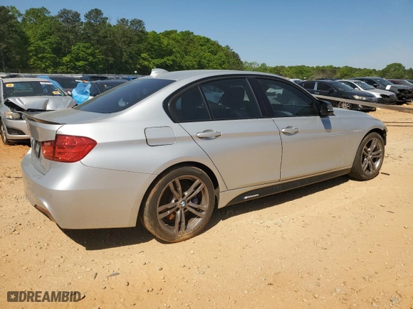 2015 BMW 3 Series 328i with VIN WBA3A5G59FNS90353, listed as a Copart auction lot 47984155 with 165,616 mi miles and Salvage Title. Bid and sale history available at carsss.com. Image 3.