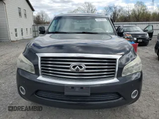 2011 Infiniti QX56 8-passenger with VIN JN8AZ2NC5B9302847, listed as a Copart auction lot 53372075 with 178,130 mi miles and Salvage Title. Bid and sale history available at carsss.com. Image 5.
