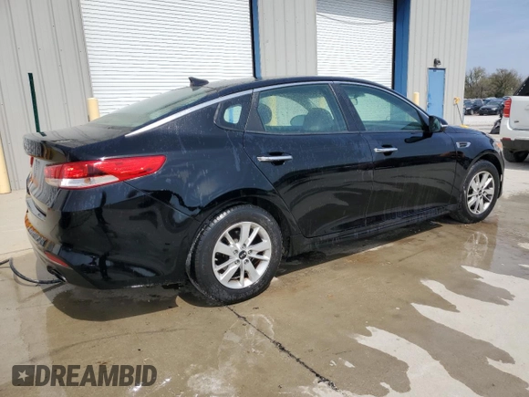 2018 Kia Optima LX with VIN 5XXGT4L3XJG232432, listed as a Copart auction lot 50956995 with 109,569 mi miles and Salvage title. Bid and sale history available at DreamBid. Image 3.