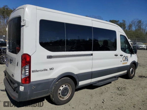 2015 Ford Transit Passenger XL with VIN 1FBAX2CM9FKA08299, listed as a Copart auction lot 48415005 with 162,944 mi miles and Clean Title. Bid and sale history available at carsss.com. Image 3.
