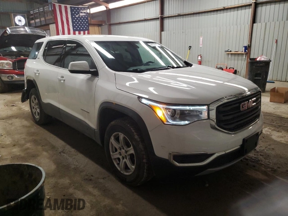 2017 GMC Acadia SLE with VIN 1GKKNRLA9HZ256037, listed as a Copart auction lot 44131445 with 89,797 mi miles and Salvage title. Bid and sale history available at DreamBid. Image 4.