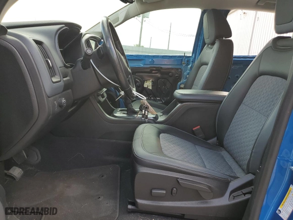 2021 Chevrolet Colorado 2WD Z71 with VIN 1GCGSDEN8M1125476, listed as a Copart auction lot 44070775 with 41,424 mi miles and Non Repairable. Bid and sale history available at carsss.com. Image 7.
