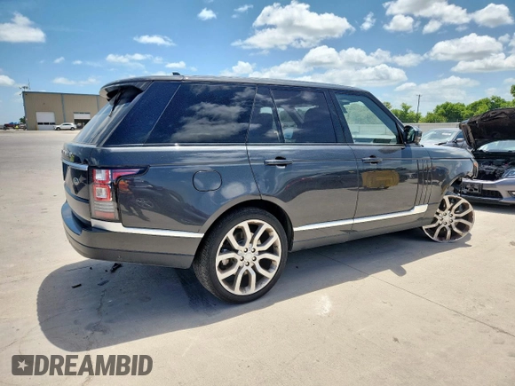 2016 Land Rover Range Rover Supercharged with VIN SALGS2EF5GA277421, listed as a Copart auction lot 62776115 with 93,201 mi miles and Salvage title. Bid and sale history available at DreamBid. Image 3.
