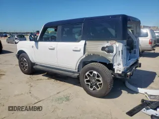 2024 Ford Bronco Outer Banks z VIN 1FMDE8BH8RLA81101, wystawiony jako Copart lot #56736785 z przebiegiem 5 437 mil mil oraz Szkoda całkowita • Salvage title. Historia ofert i sprzedaży dostępna na DreamBid. Obrazek 2.