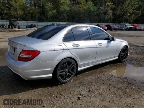 2014 Mercedes-Benz C 250 Sport with VIN WDDGF4HB2EA967498, listed as a Copart auction lot 80678684 with 149,980 mi miles and Salvage title. Bid and sale history available at DreamBid. Image 3.