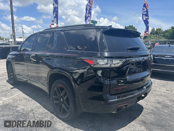 2020 Chevrolet Traverse Premier with VIN 1GNERKKW2LJ102589, listed as a IAAI auction lot 42476683 with 53,465 mi miles and . Bid and sale history available at DreamBid. Image 3.