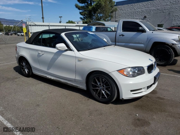 2010 BMW 1 Series 128i with VIN WBAUN1C51AVH81857, listed as a Copart auction lot 76075704 with 119,511 mi miles and Salvage Title. Bid and sale history available at carsss.com. Image 4.