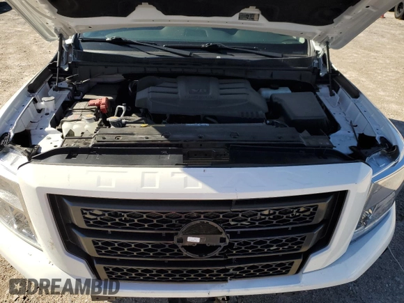 2022 Nissan Titan SV with VIN 1N6AA1EE7NN104391, listed as a Copart auction lot 87625165 with 51,341 mi miles and Salvage title. Bid and sale history available at DreamBid. Image 11.