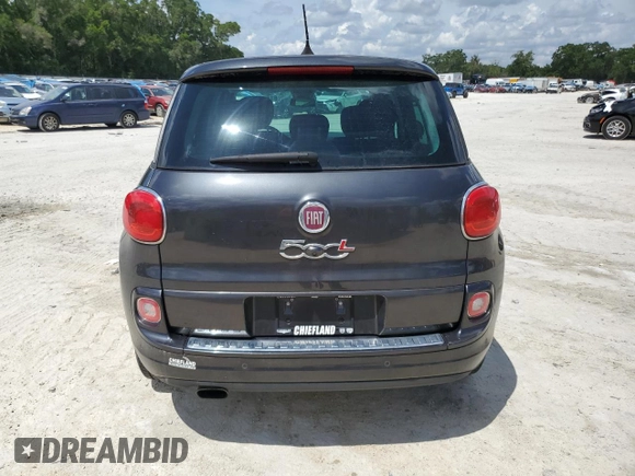 2017 FIAT 500L Pop with VIN ZFBCFAAH4HZ039657, listed as a Copart auction lot 61159735 with 115,001 mi miles and Salvage title. Bid and sale history available at DreamBid. Image 6.