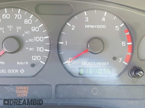 2001 Ford Mustang Standard with VIN 1FAFP40461F264327, listed as a IAAI auction lot 42002990 with 316,107 mi miles. Bid and sale history available at carsss.com. Image 14.