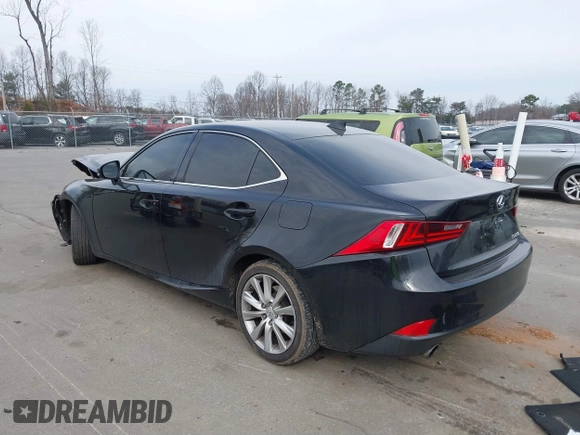 2015 Lexus IS 250 with VIN JTHBF1D21F5059089, listed as a IAAI auction lot 41679418 with 129,697 mi miles and . Bid and sale history available at DreamBid. Image 3.