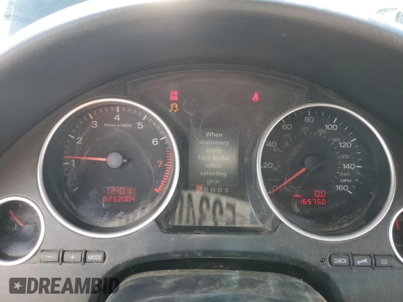 2006 Audi A4 1.8T с VIN WAUAC48H76K003257, выставлен на аукционе Copart как лот 52340705 с пробегом 165 750 миль миль и Чистый • Clean title. История ставок и продаж доступна на DreamBid. Изображение 9.