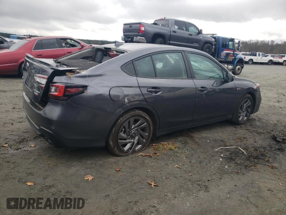 2024 Subaru Legacy Special Sports z VIN 4S3BWGG67R3026892, wystawiony jako Copart lot #81697824 z przebiegiem 7 033 mil mil oraz Szkoda całkowita • Salvage title. Historia ofert i sprzedaży dostępna na DreamBid. Obrazek 3.