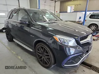 2017 Mercedes-Benz GLE 63 S AMG with VIN 4JGDA7FB4HA859545, listed as a Copart auction lot 60029485 with 65,941 mi miles and Salvage title. Bid and sale history available at DreamBid. Image 4.