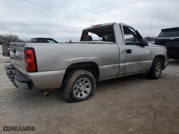 2007 Chevrolet Silverado 1500 Classic Work Truck with VIN 3GCEC14X87G244527, listed as a Copart auction lot 85582974 with 0 mi miles and Non Repairable. Bid and sale history available at carsss.com. Image 3.