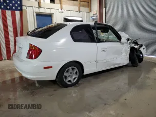 2005 Hyundai Accent GLS with VIN KMHCG35C55U346571, listed as a Copart auction lot 81104844 with 0 mi miles and Salvage Title. Bid and sale history available at carsss.com. Image 3.