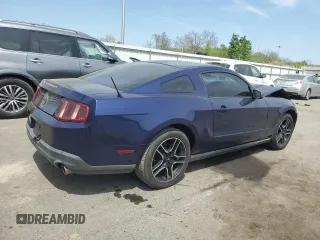 2010 Ford Mustang V6 with VIN 1ZVBP8AN7A5166515, listed as a Copart auction lot 54176615 with 99,390 mi miles and Salvage Title. Bid and sale history available at DreamBid. Image 3.