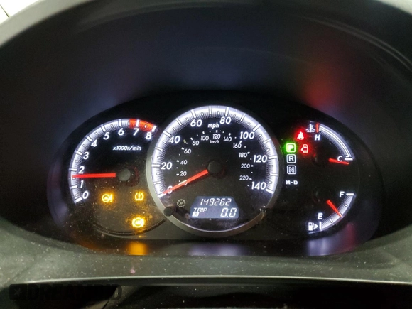 2009 Mazda 5 Sport with VIN JM1CR293490347839, listed as a Copart auction lot 47978595 with 149,262 mi miles and Salvage Title. Bid and sale history available at DreamBid. Image 9.