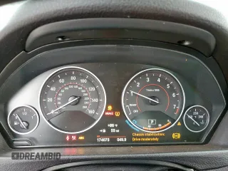 2016 BMW 3 Series 328i xDrive with VIN WBA8E3C59GK503356, listed as a Copart auction lot 56369875 with 174,075 mi miles and Salvage title. Bid and sale history available at DreamBid. Image 9.
